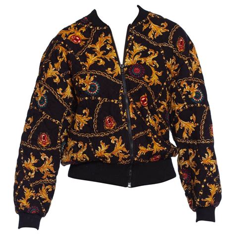 versace collection quilted baseball jacket|Gianni Versace.